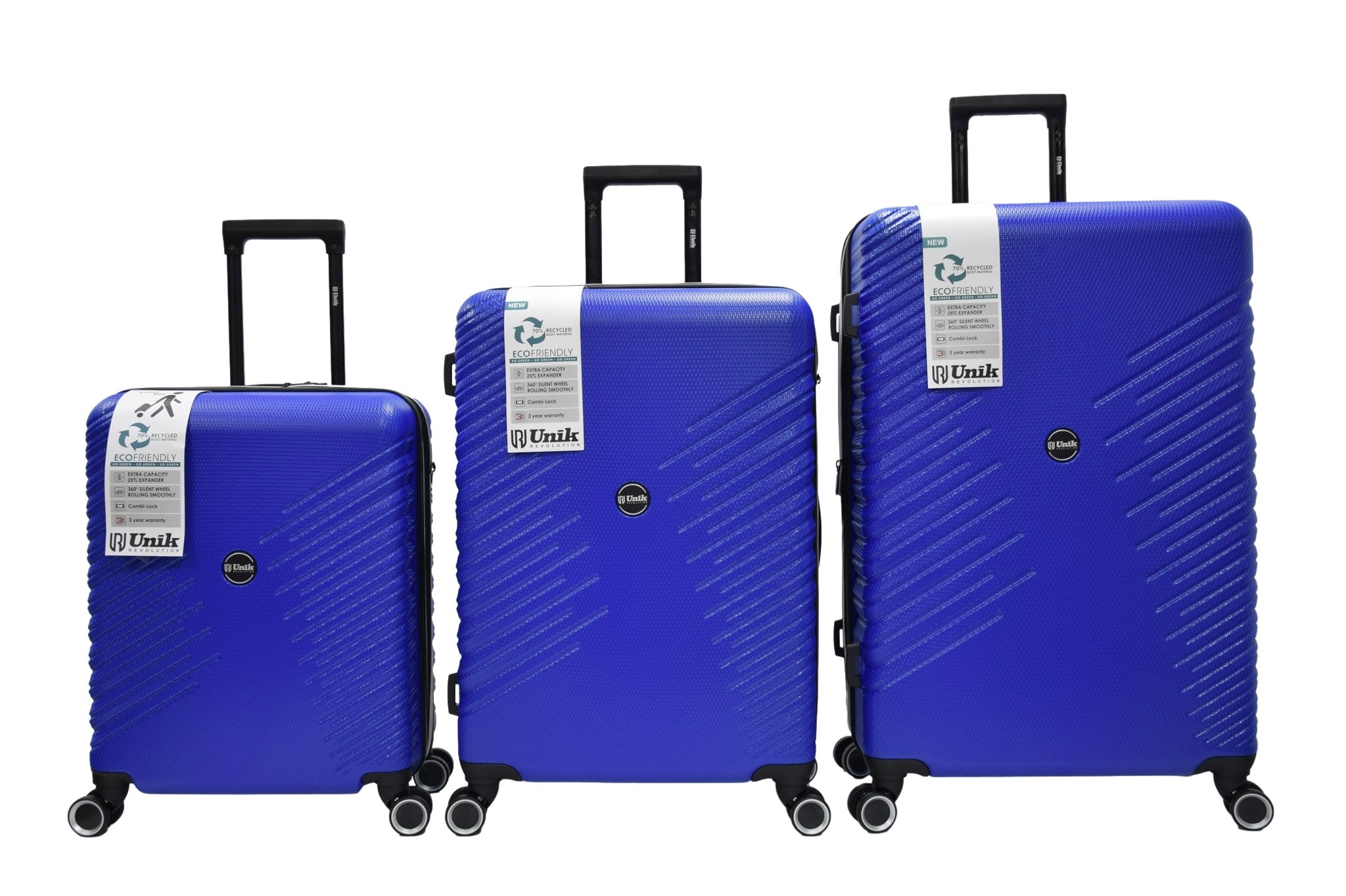 UNIK - GAZA MALETA DE VIAJE AZUL SODALITE SET 3 – 1 – Maximomoto PT