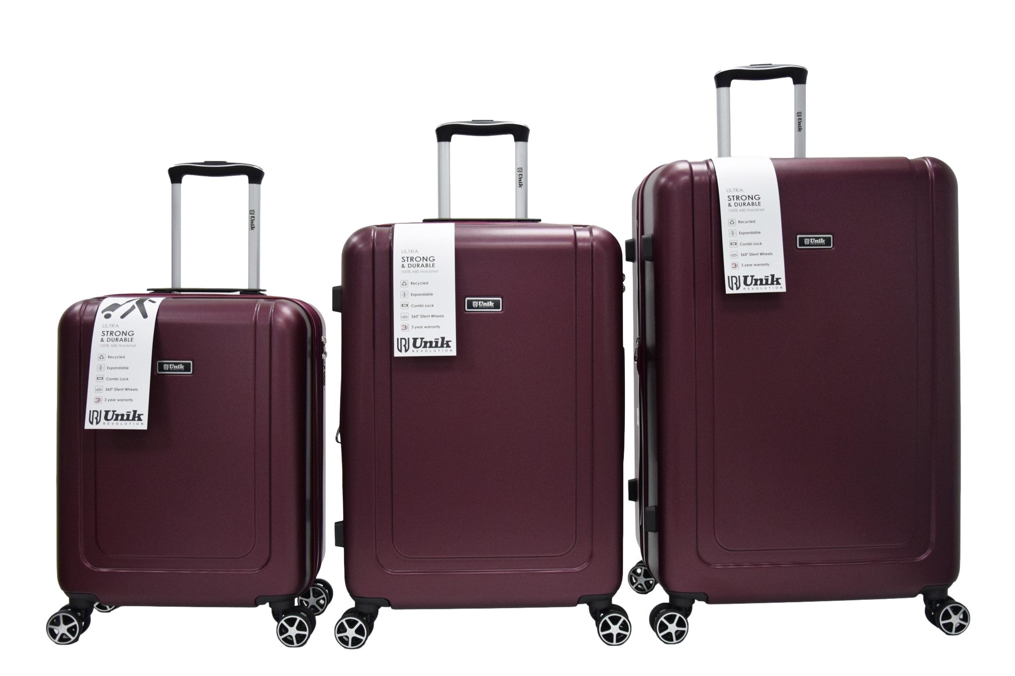 UNIK - KAPPA BURGUNDY TRAVEL CASE SET 3 – 1 – Maximomoto PT