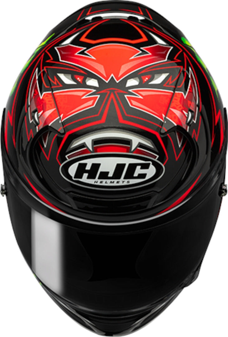 HJC RPHA12 Quartararo Replica MC1 Sport Motorcycle Racing Helmet – 3 – Maximomoto PT