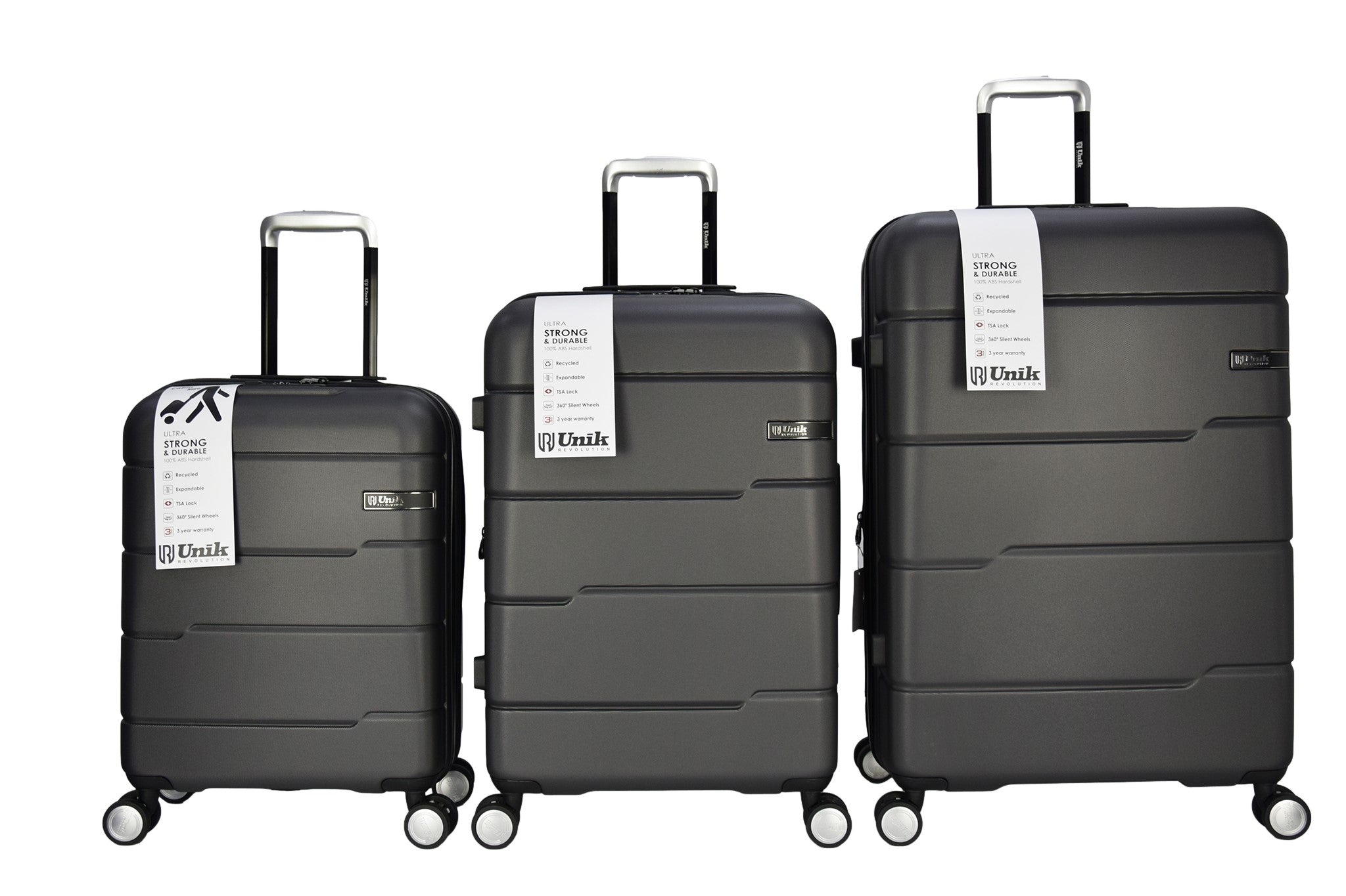UNIK - VIGO MALETA DE VIAJE DARK GREY SET 3 – 1 – Maximomoto PT