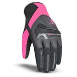 BELA STAR Senhora Moto Têxtil Luvas Preto Roza