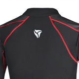 R-TECH JACK Térmico Textil Corta Vento Camisa Preto Vermelho