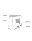 BELA CALM DIGGER Moto Textil Calcas Preto 30L