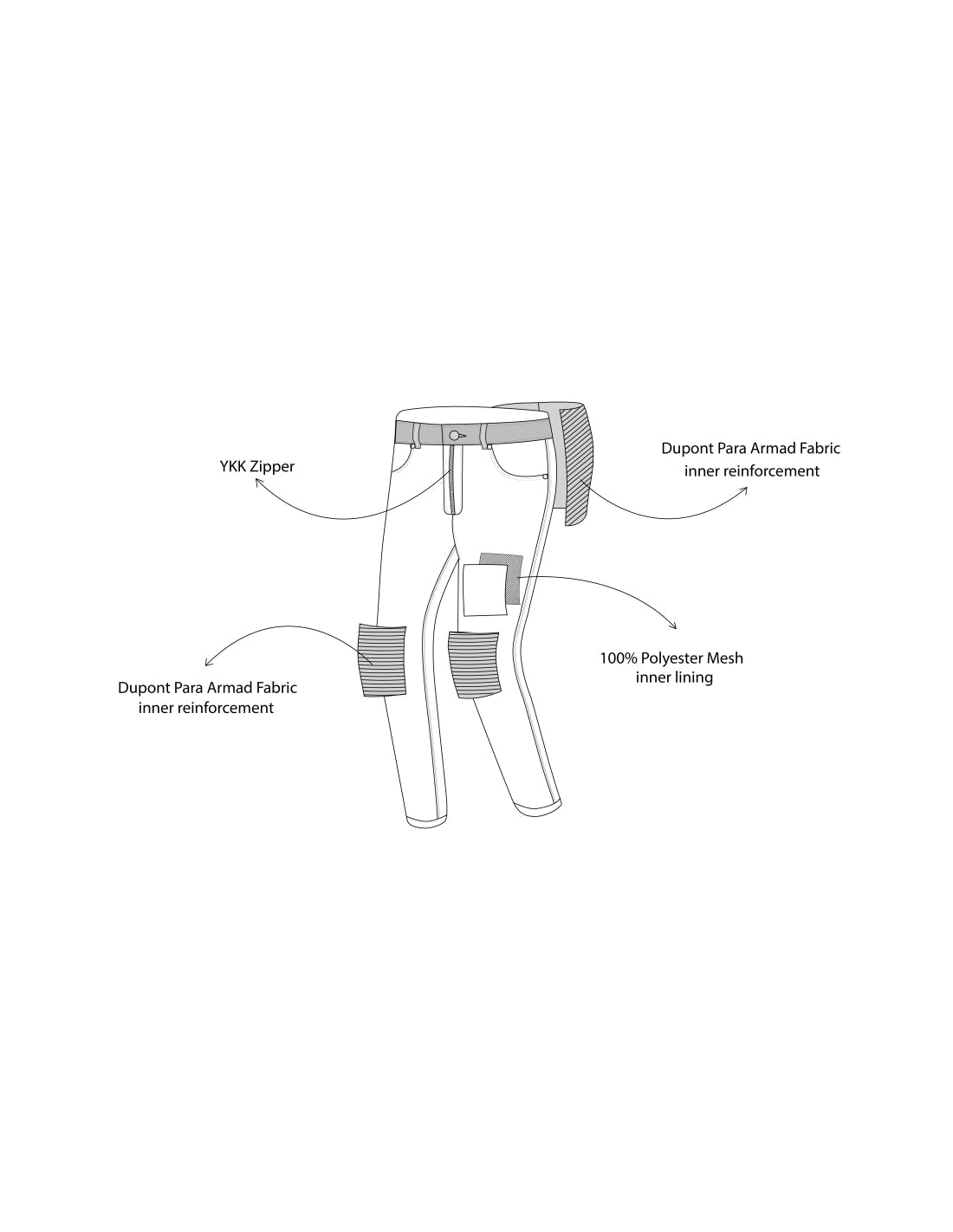BELA RIO Denim Jeans Moto Senhora Calcas Azul – 6 – Maximomoto PT
