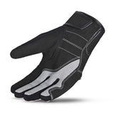 BELA TRACKER WINTER WP Moto Couro Luvas Preto Branco Vermelho