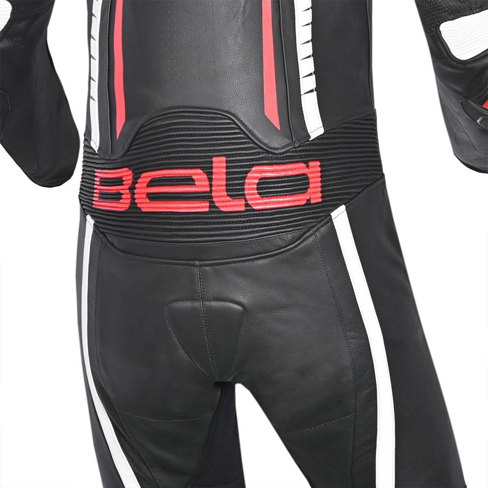 BELA X RACE 1 PC Couro Moto Fatos Preto Branco Vermelho – 5 – Maximomoto PT