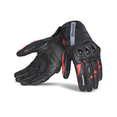BELA BLAST Men's Motorcycle Leather Gloves Black Red – Maximomoto PT
