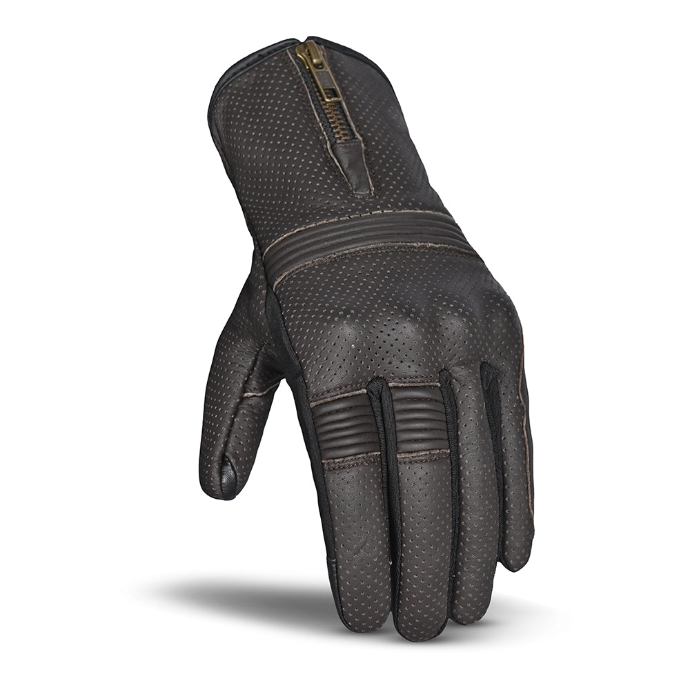 BELA IMPACT Moto Senhora Couro Luvas Marrón