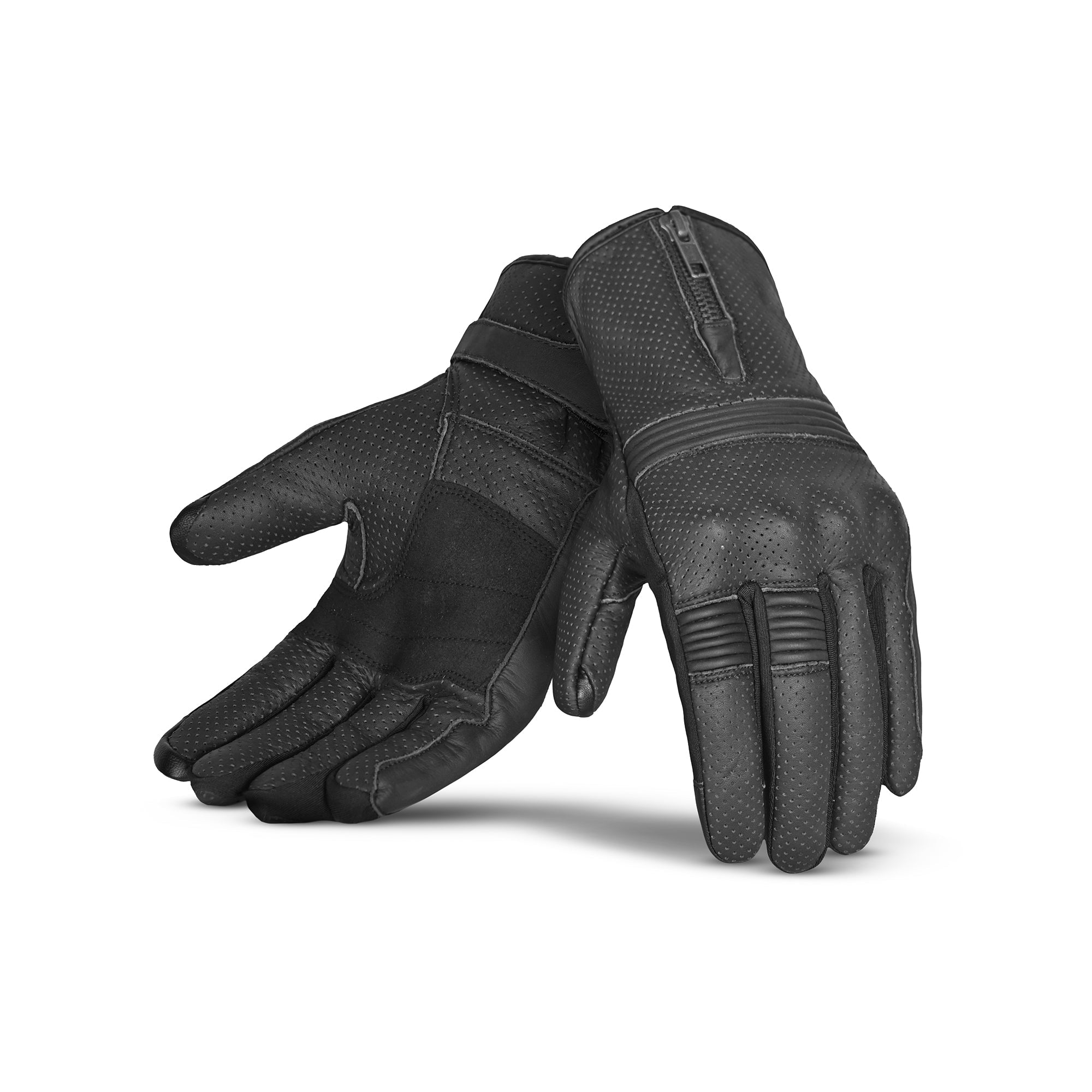 BELA IMPACT Women's Motorcycle Leather Gloves Black – 1 – Maximomoto PT