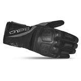 BELA HIGHWAY WINTER WP Moto Couro Luvas Preto Cinza