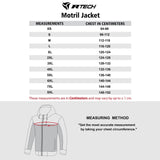 R-TECH MOTRIL Moto Textil Casacos Preto Vermelho