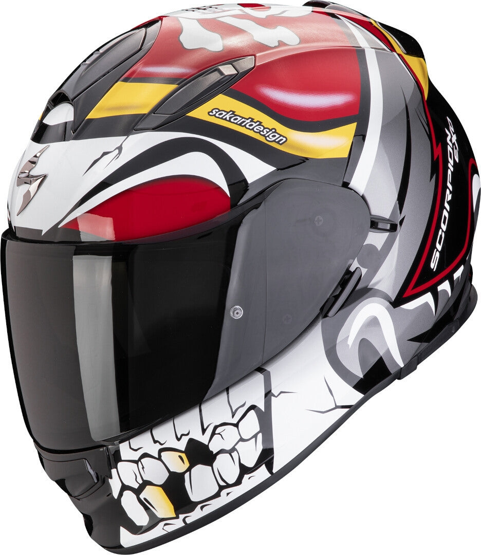 SCORPION EXO-491 PIRATE MOTORCYCLE FULL FULL GUARD HELMETS PIRATE RED – 1 – Maximomoto PT