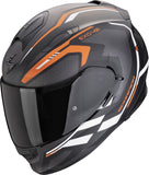 SCORPION - EXO 491 KRIPTA Negro Mate-Naranja-Blanco