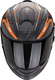 SCORPION - EXO 491 KRIPTA Negro Mate-Naranja-Blanco