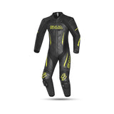 SHUA MONO 1 PC INFINITY Moto Homem Fatos Preto Fluorescente Amarelo
