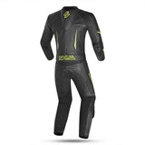 SHUA MONO 1 PC INFINITY Moto Homem Fatos Preto Fluorescente Amarelo