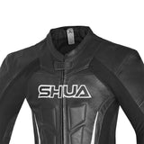 SHUA MONO 1 PC INFINITY Moto Homem Fatos Preto Branco