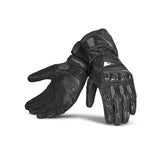 BELA VENOM RS Corrida Homem Moto Couro Luvas Preto Cinza