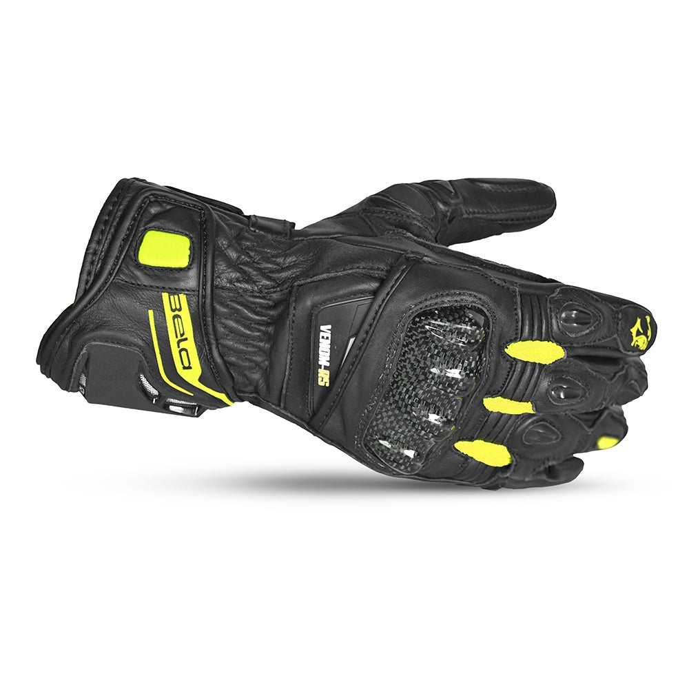 BELA VENOM RS RACING Moto Senhora Couro Luvas