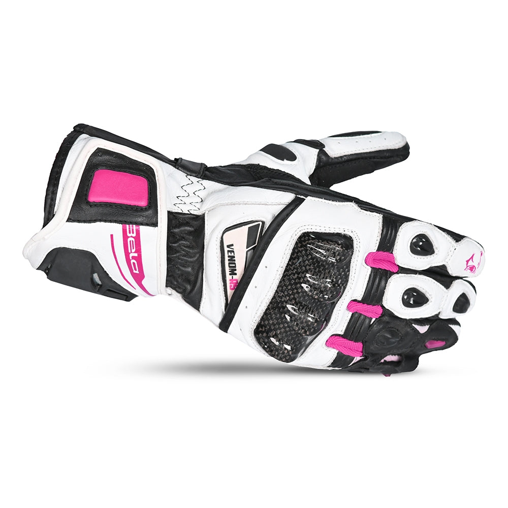 BELA Venom RS Racing Women's Motorcycle Leather Gloves – 5 – Maximomoto PT