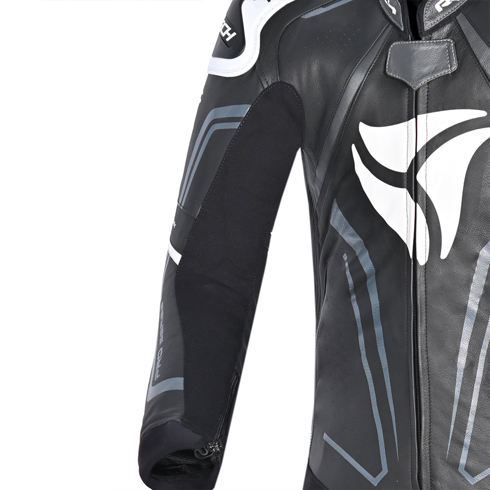 R-TECH RISING STAR 1 PC Motorcycle Suits Black White – 7 – Maximomoto PT
