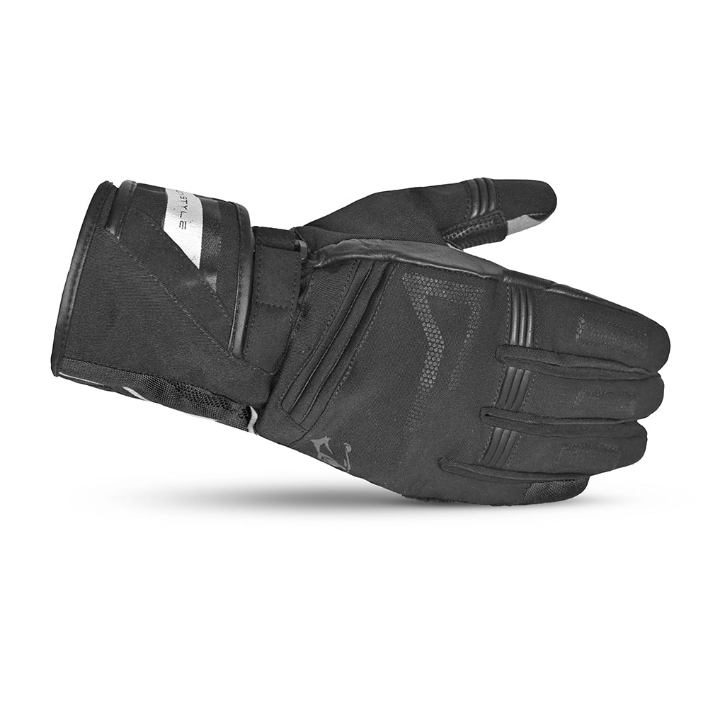 BELA WINTER WP Moto Couro Luvas Preto – 3 – Maximomoto PT