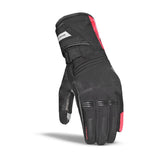 BELA IGLO WINTER WP Moto Textil Luvas Preto Vermelho Fluor