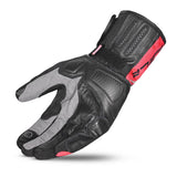 BELA IGLO WINTER WP Moto Textil Luvas Preto Vermelho Fluor