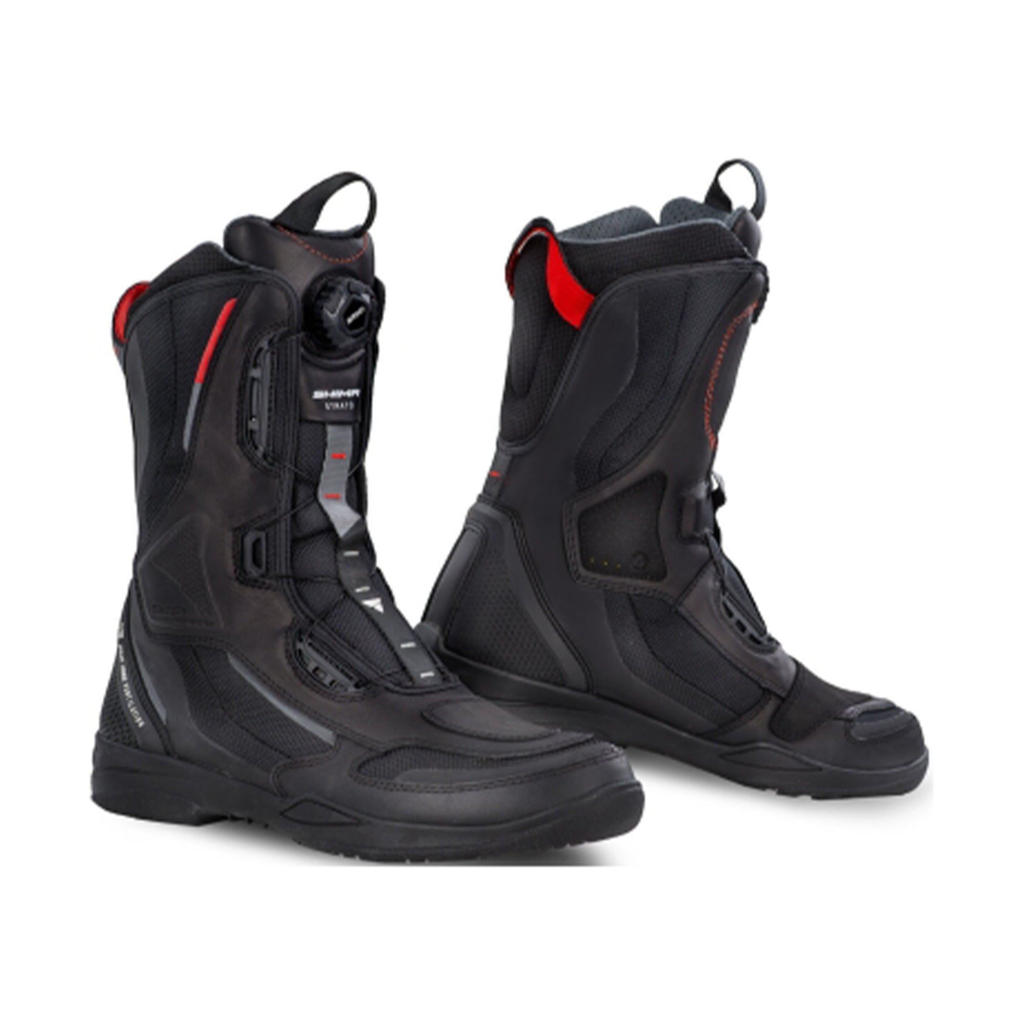 SHIMA STRATO Moto Touring Homem Botas Preto Vermelho – 1 – Maximomoto PT
