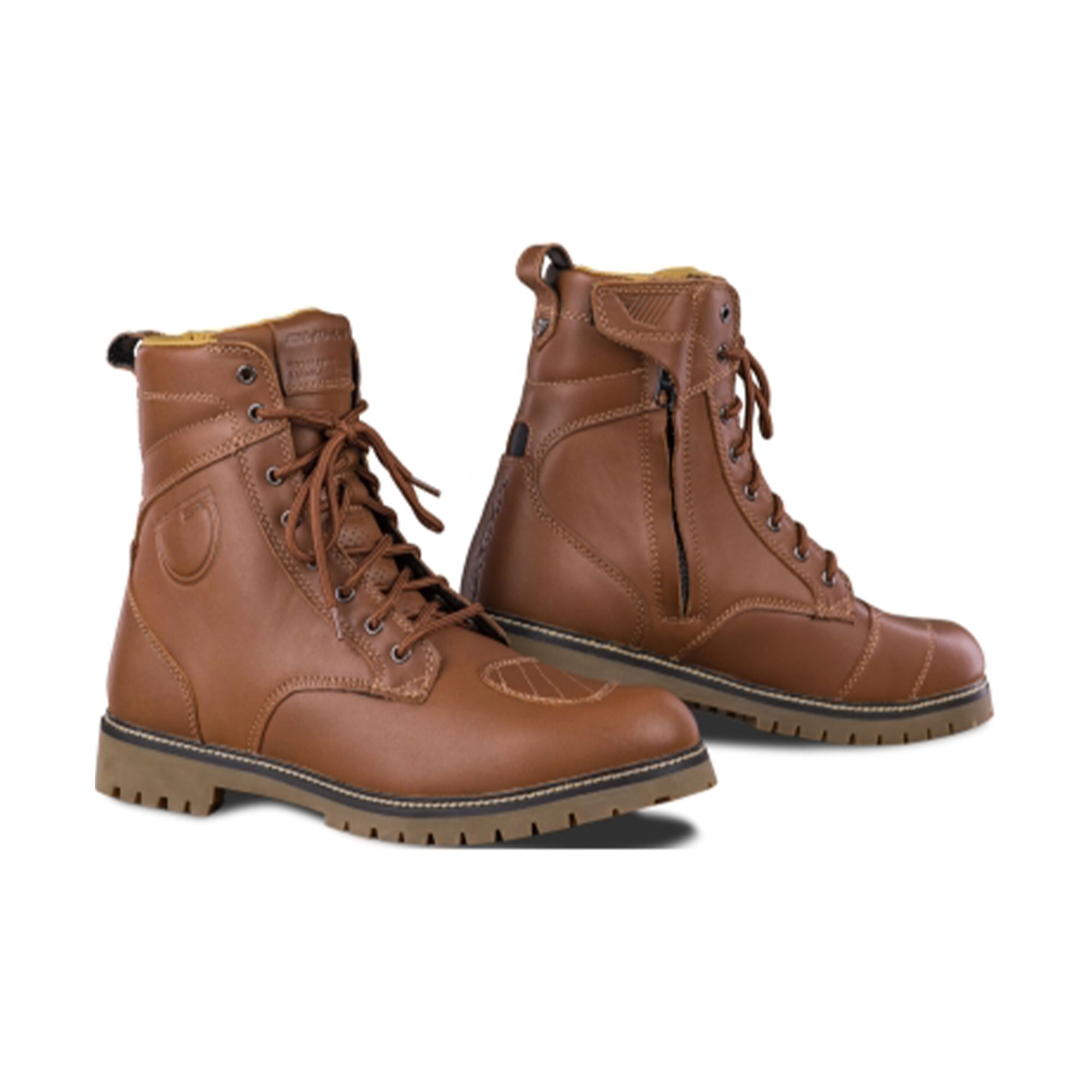 SHIMA THOMSON Moto Couro Homem Botas Marrom