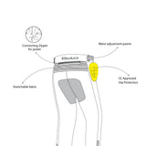 BELA SNOW TOUR Moto Textil Calcas Preto