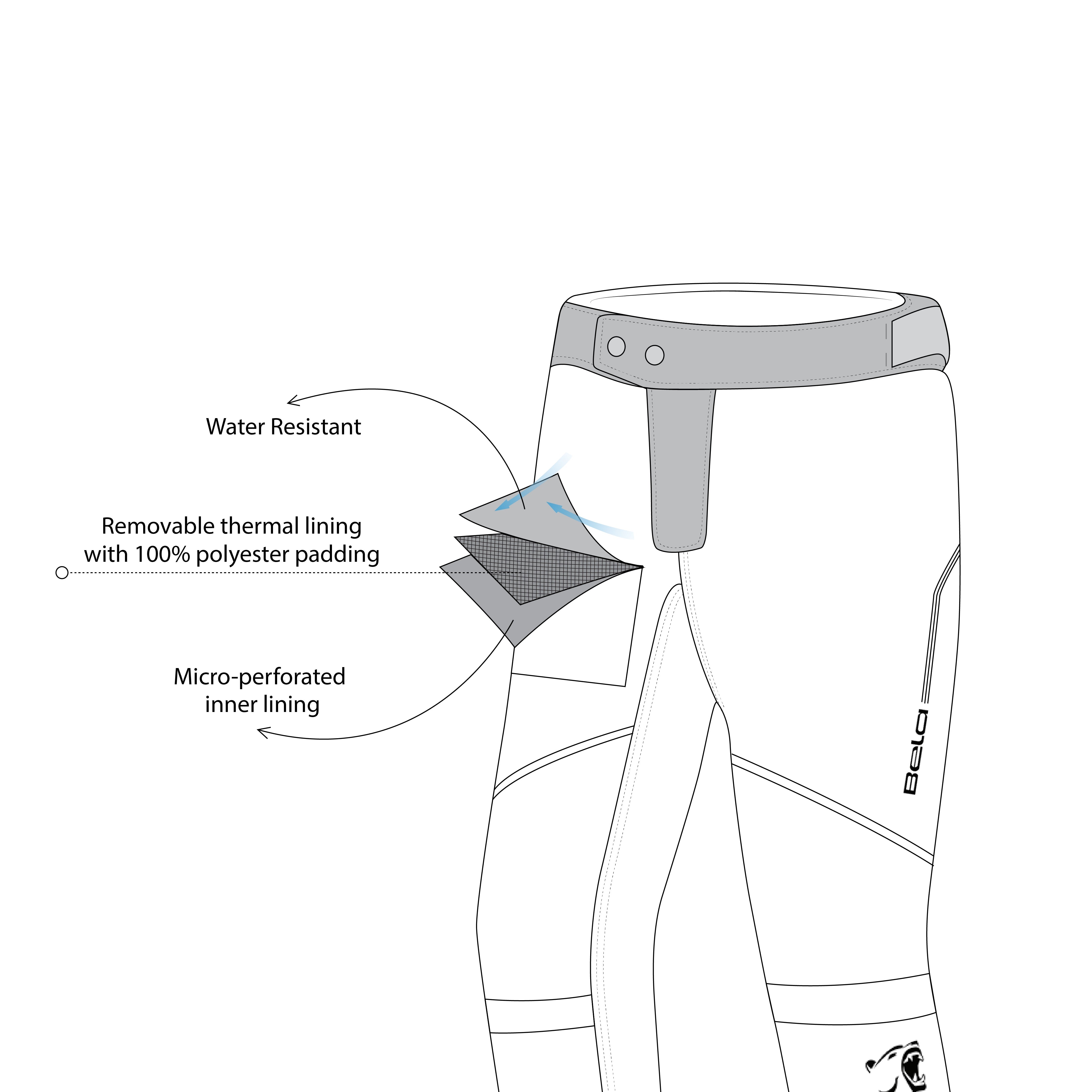 BELA SNOW TOUR Motorcycle Textile Pants Black – 10 – Maximomoto PT