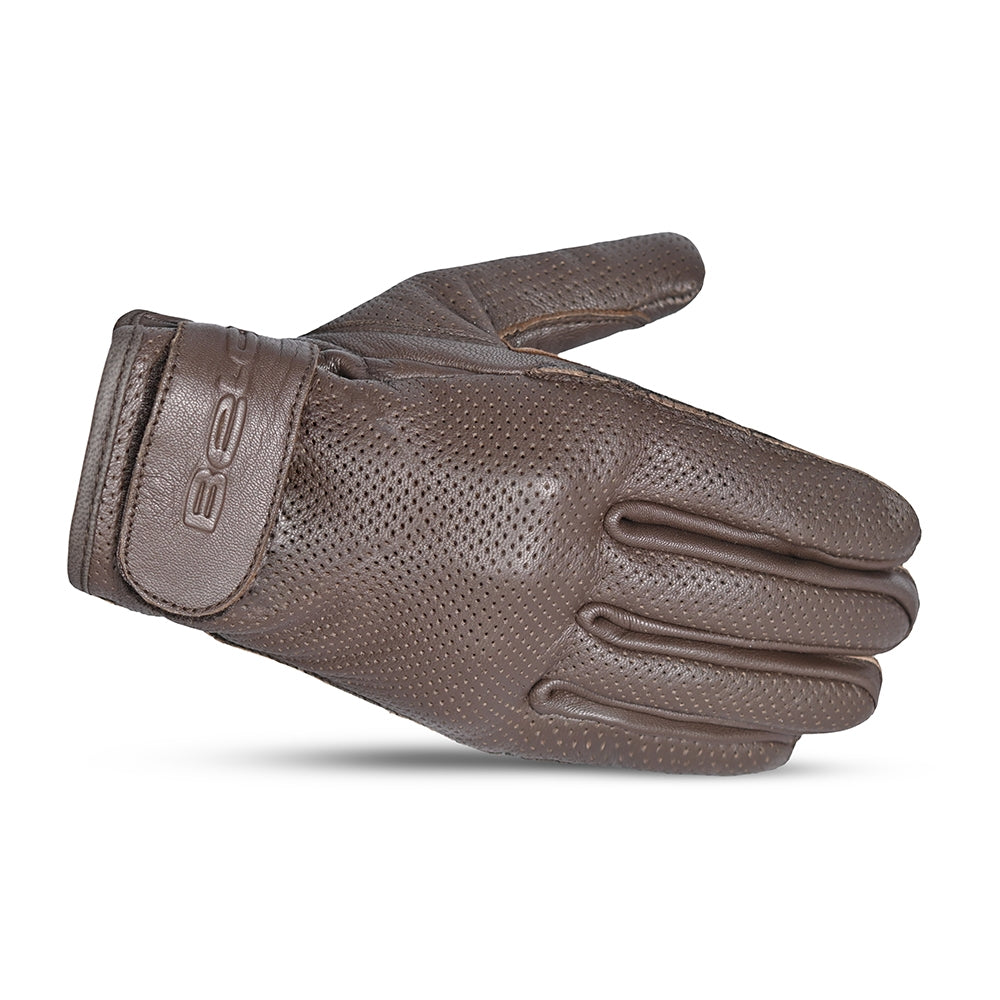 BELA CAFÉ AIR Moto Ladies Leather Gloves Brown – 3 – Maximomoto PT