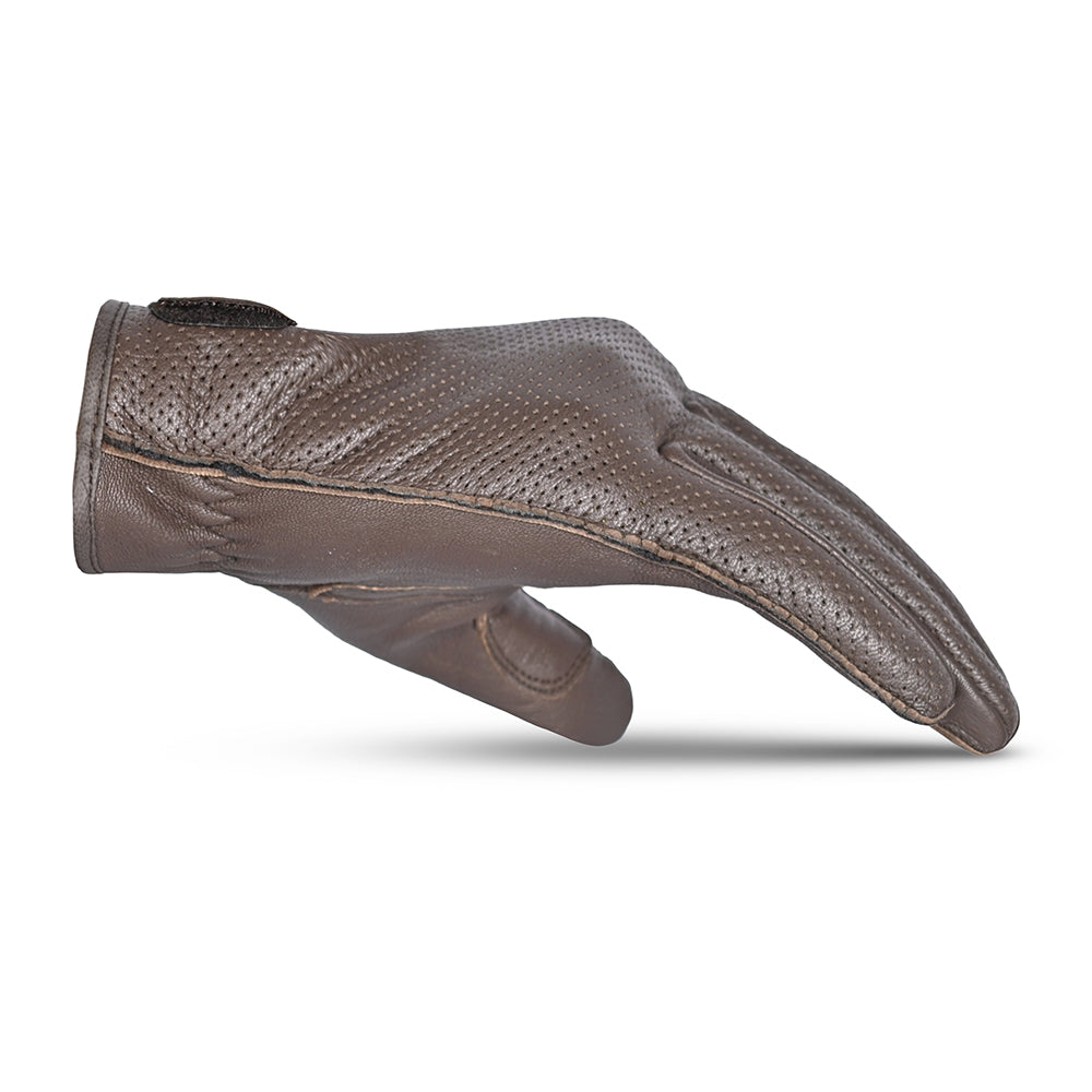 BELA CAFÉ AIR Moto Ladies Leather Gloves Brown – 5 – Maximomoto PT