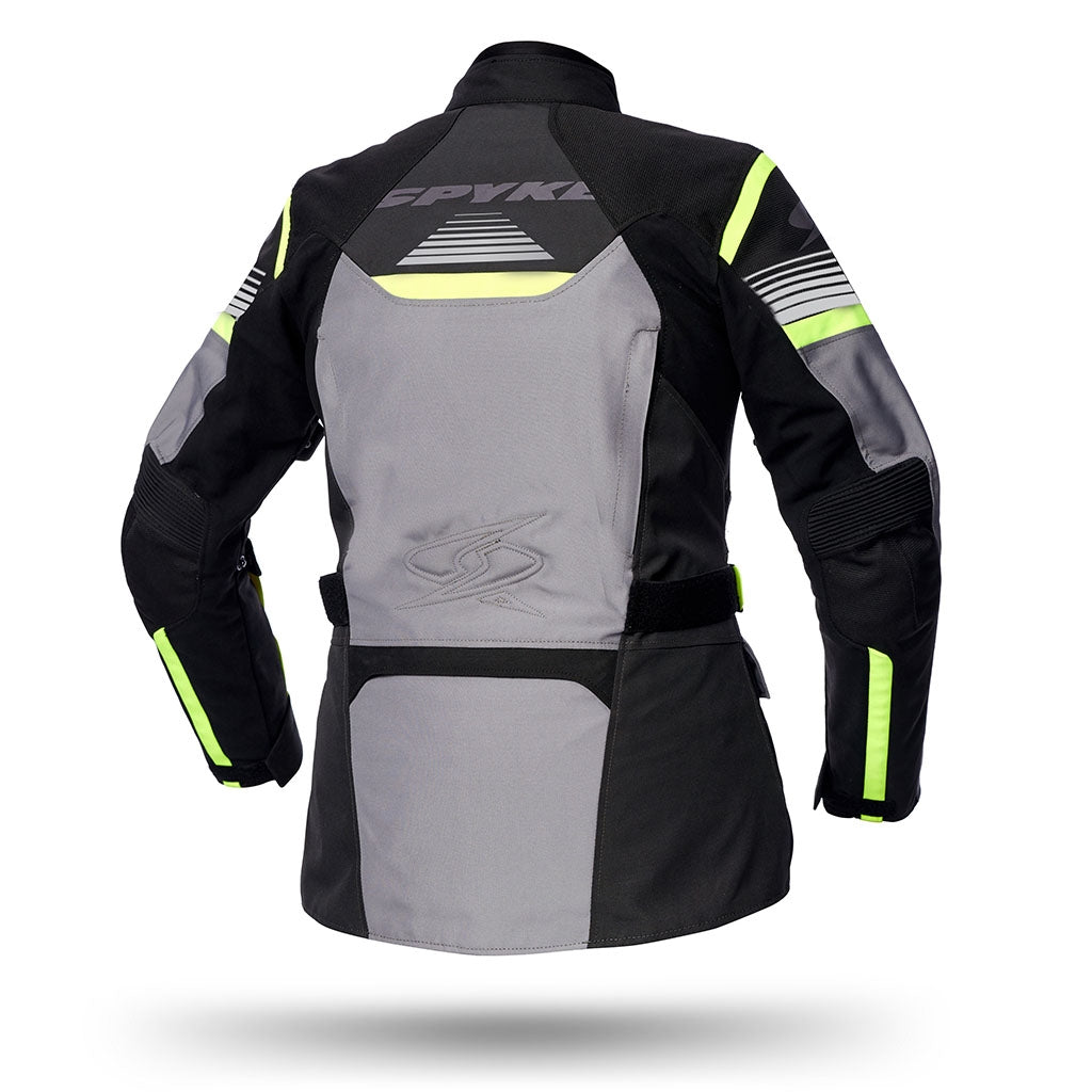SPYKE EQUATOR DRY TECHNO Moto Senhora Casacos Cinza Antra Amarelo