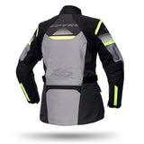 SPYKE EQUATOR DRY TECHNO Moto Senhora Casacos Cinza Antra Amarelo