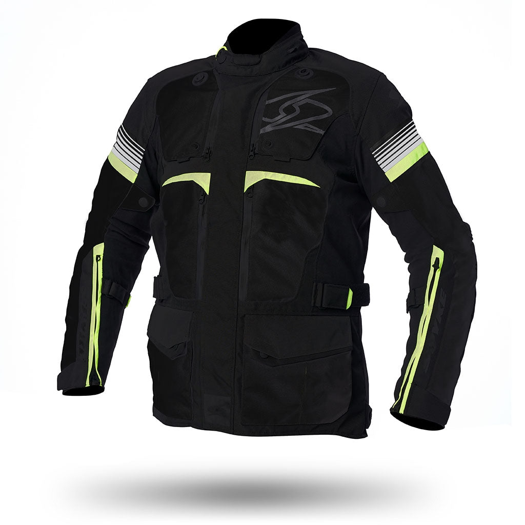 SPYKE Equator Dry Techno Man Jacket Negro/Antra/Amarillo