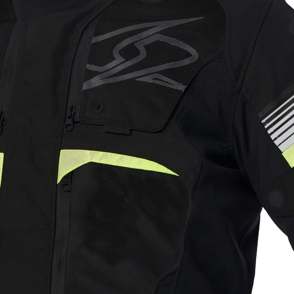 SPYKE Equator Dry Techno Man Jacket Negro/Antra/Amarillo