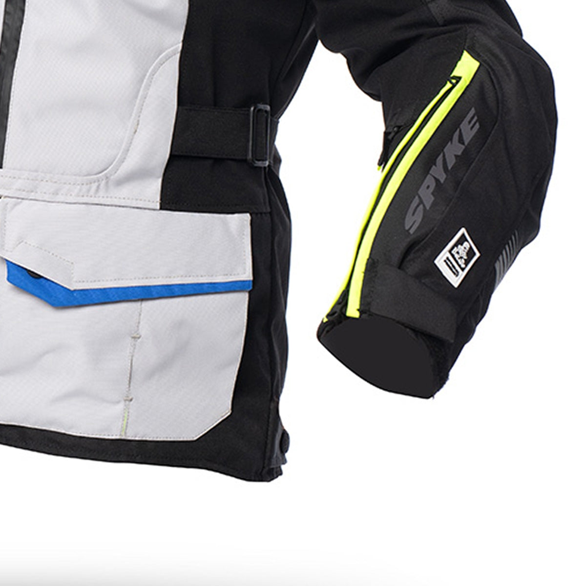 SPYKE Equator Dry Techno Man Jacket Grey/Blue/Yellow – 3 – Maximomoto PT