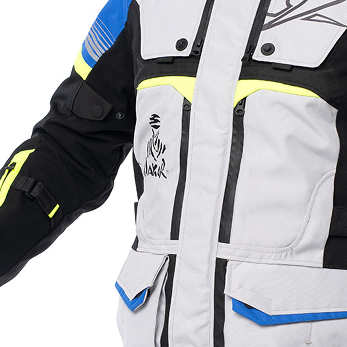 SPYKE Equator Dry Techno Man Jacket Gris/Azul/Amarillo