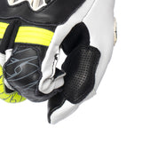 SPYKE TECH PRO Moto Corrida Homem Luvas Preto Branco Vermelho Amarelo Flu