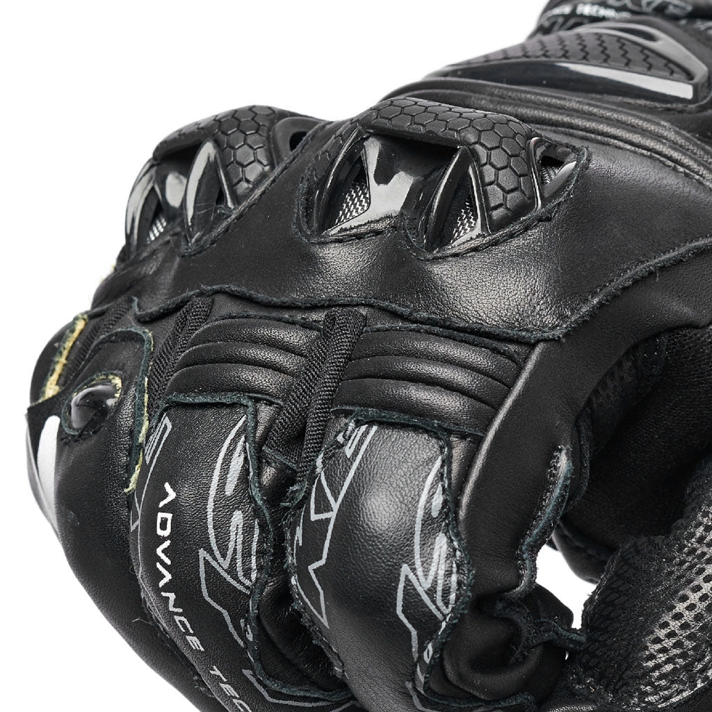 SPYKE Tech Pro Racing Man Luvas Negro