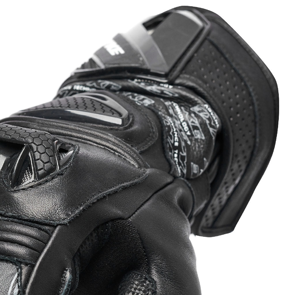 SPYKE Tech Pro Racing Man Luvas Negro