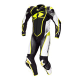 SPYKE - ARAGON RACE 1PC SUIT BLACK/WHITE/FLUO YELLOW - SECURTEX MOTOR S.L (t/a MaximoMoto)