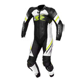 SPYKE - ESTORIL RACE 1PC SUIT BLACK/WHITE/FLUO YELLOW - SECURTEX MOTOR S.L (t/a MaximoMoto)