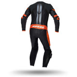 SPYKE - ESTORIL RACE 1PC SUIT BLACK/WHITE/ORANGE - SECURTEX MOTOR S.L (t/a MaximoMoto)