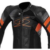 SPYKE - ESTORIL RACE 1PC SUIT BLACK/WHITE/ORANGE - SECURTEX MOTOR S.L (t/a MaximoMoto)