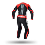 SPYKE - ESTORIL RACE 1PC SUIT BLACK/WHITE/FLUO RED