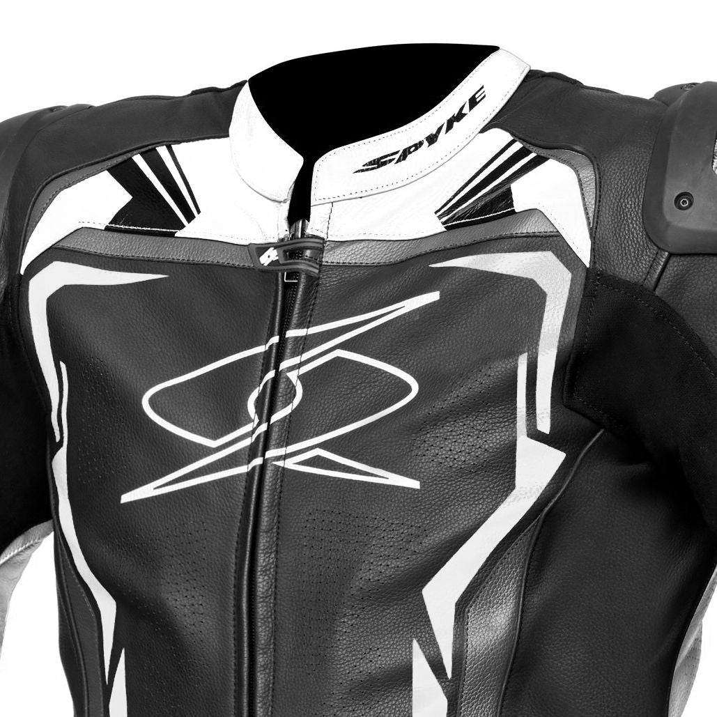 SPYKE ASSEN RACE 2.0 1 PC Moto Homem Fatos Preto Branco – 3 – Maximomoto PT