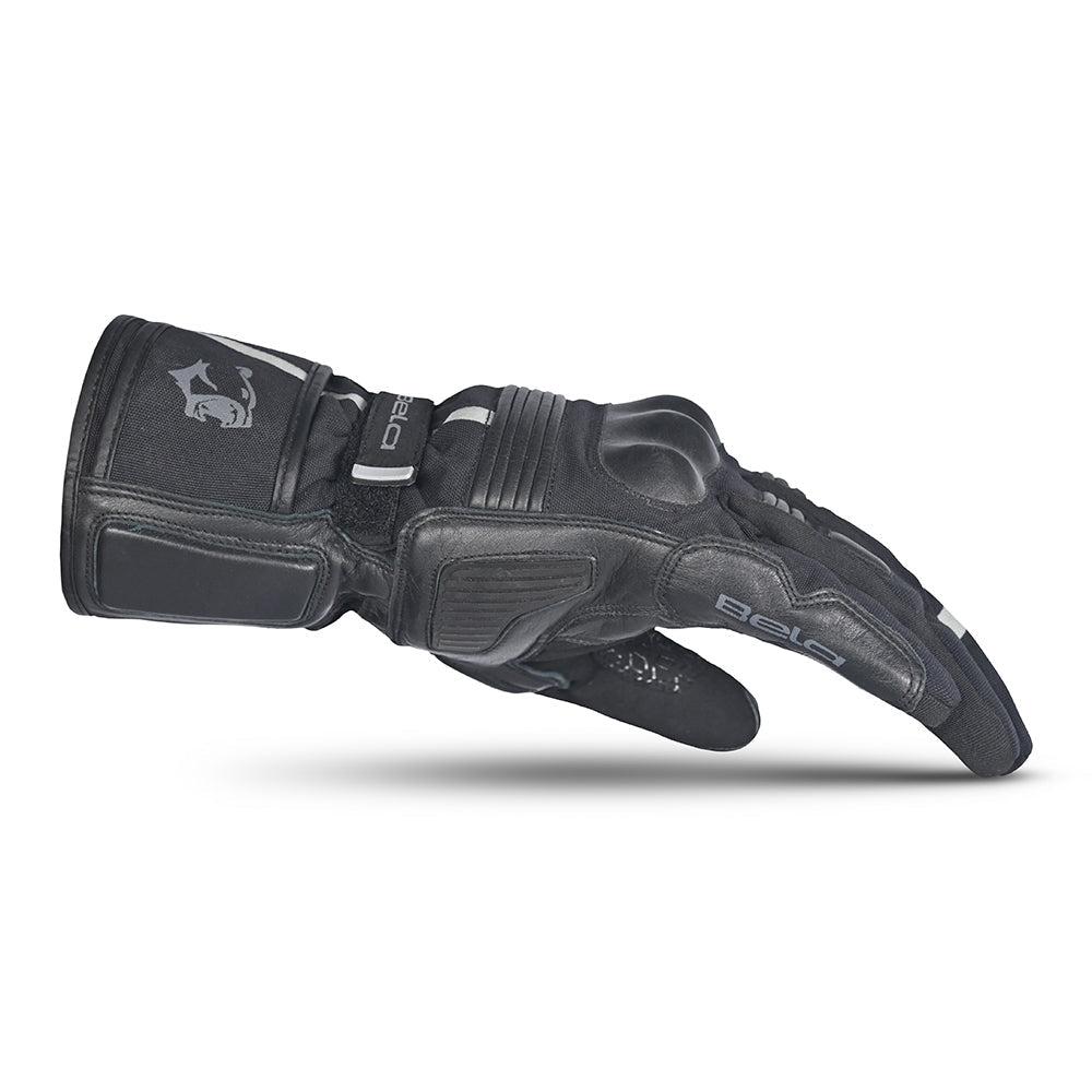 BELA ICE WINTER WP Moto Textile Luvas Preto Cinza